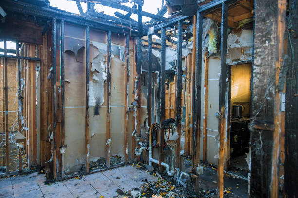 Professional Fire Damage Removal technician working in Pine Grove Mills, PA